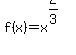 f%28x%29+=+x%5E%282%2F3%29