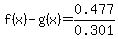 f%28x%29-g%28x%29=0.477%2F0.301