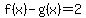f%28x%29-g%28x%29+=++2+
