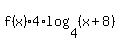 f%28x%294%2Alog%284%2C%28x%2B8%29%29