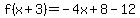 f%28x%2B3%29=-4x%2B8-12