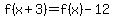 f%28x%2B3%29=f%28x%29-12