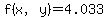 f%28x%2Cy%29=4.033
