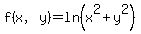 f%28x%2Cy%29=ln%28x%5E2%2By%5E2%29