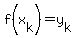 f%28x%5Bk%5D%29+=+y%5Bk%5D