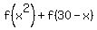 f%28x%5E2%29+%2B+f%2830-x%29