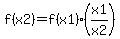 f%28x2%29+=+f%28x1%29%2A%28x1%2Fx2%29
