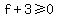 f%2B3%3E=0