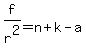 f%2Fr%5E2=n%2Bk-a