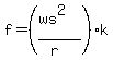 f=%28%28ws%5E2%29%2F%28r%29%29k