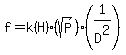 f=k%28H%29%28sqrt%28P%29%29%281%2FD%5E2%29