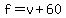 f=v%2B60