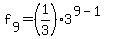 f%5B9%5D+=+%281%2F3%29%2A3%5E%289-1%29