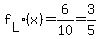 f%5BL%5D%28x%29=6%2F10=3%2F5