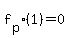 f%5Bp%5D%281%29=0