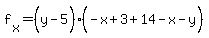 f%5Bx%5D=%28y%5E%22%22-5%29%28-x%2B3+%2B+14-x-y%5E%22%22%29+