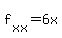 f%5Bxx%5D+=+6x