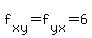 f%5Bxy%5D=+f%5Byx%5D+=+6