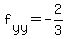 f%5Byy%5D+=+-2%2F3
