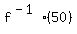 f%5E%28-1%29%2850%29