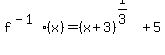 f%5E%28-1%29%28x%29=%28x%2B3%29%5E%281%2F3%29%2B5