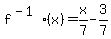 f%5E%28-1%29%28x%29=x%2F7-3%2F7