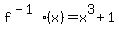 f%5E%28-1%29%28x%29=x%5E3%2B1