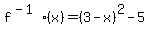 f%5E%28-1%29%28x%29+=+%283-x%29%5E2-5