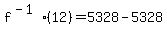 f%5E%28-1%29+%2812%29=+5328+-+5328+