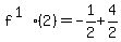 f%5E%281%29%282%29=-1%2F2%2B4%2F2+