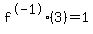 f%5E-1%283%29+=+1