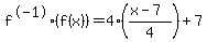 f%5E-1%28f%28x%29%29=4%28%28x-7%29%2F4%29%2B7