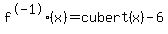 f%5E-1%28x%29=cubert%28x%29-6