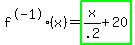 f%5E-1%28x%29+=+highlight_green%28x%2F.2+%2B+20%29