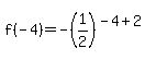 f+%28-4%29=-%281%2F2%29%5E%28-4%2B2%29