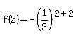 f+%282%29=-%281%2F2%29%5E%282%2B2%29