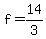 f+=+14%2F3