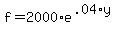 f+=+2000%2Ae%5E%28.04%2Ay%29