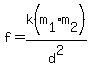 f+=+k%28m%5B1%5D%2Am%5B2%5D%29%2Fd%5E2
