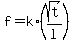 f+=+k%2A%28sqrt%28t%29+%2F+l%29