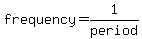 frequency=1%2Fperiod