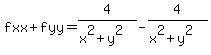 fxx%2Bfyy=4%2F%28x%5E2%2By%5E2%29-4%2F%28x%5E2%2By%5E2%29
