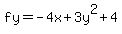 fy=-4x%2B3y%5E2%2B4