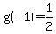 g%28-1%29=1%2F2