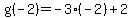 g%28-2%29=-3%28-2%29%2B2+