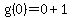 g%280%29=0%2B1