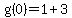 g%280%29=1%2B3
