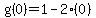 g%280%29=1-2%280%29