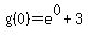 g%280%29=e%5E0%2B3