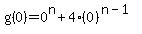 g%280%29+=+0%5En+%2B+4%280%29%5E%28n-1%29